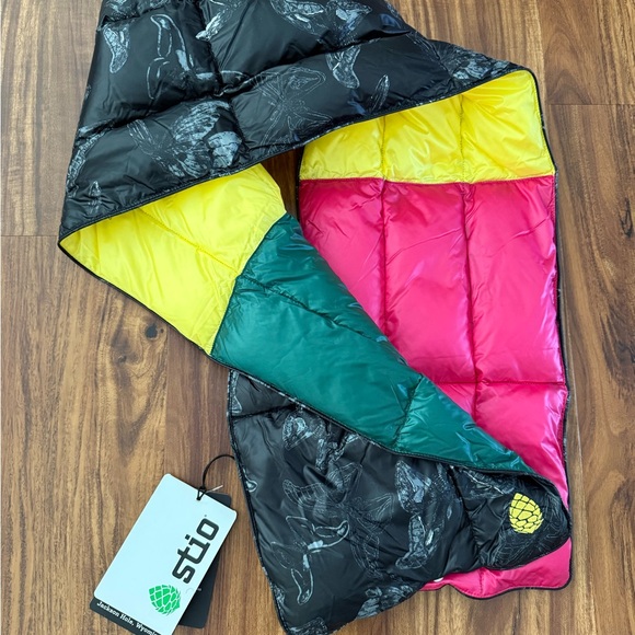 Stio Accessories - NWT Stio Multicolor Reversible Down Puffer Scarf